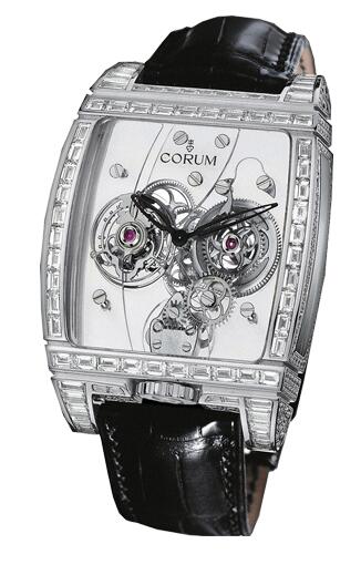 Corum Golden Bridge Golden Tourbillon Panoramique Diamants Watch Replica Ref. 382.859.69/0F81 0000